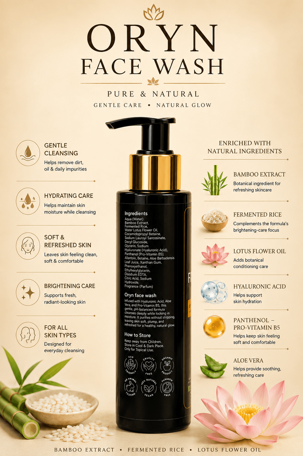 ORYN Brightening Face Wash — image 2 of 3