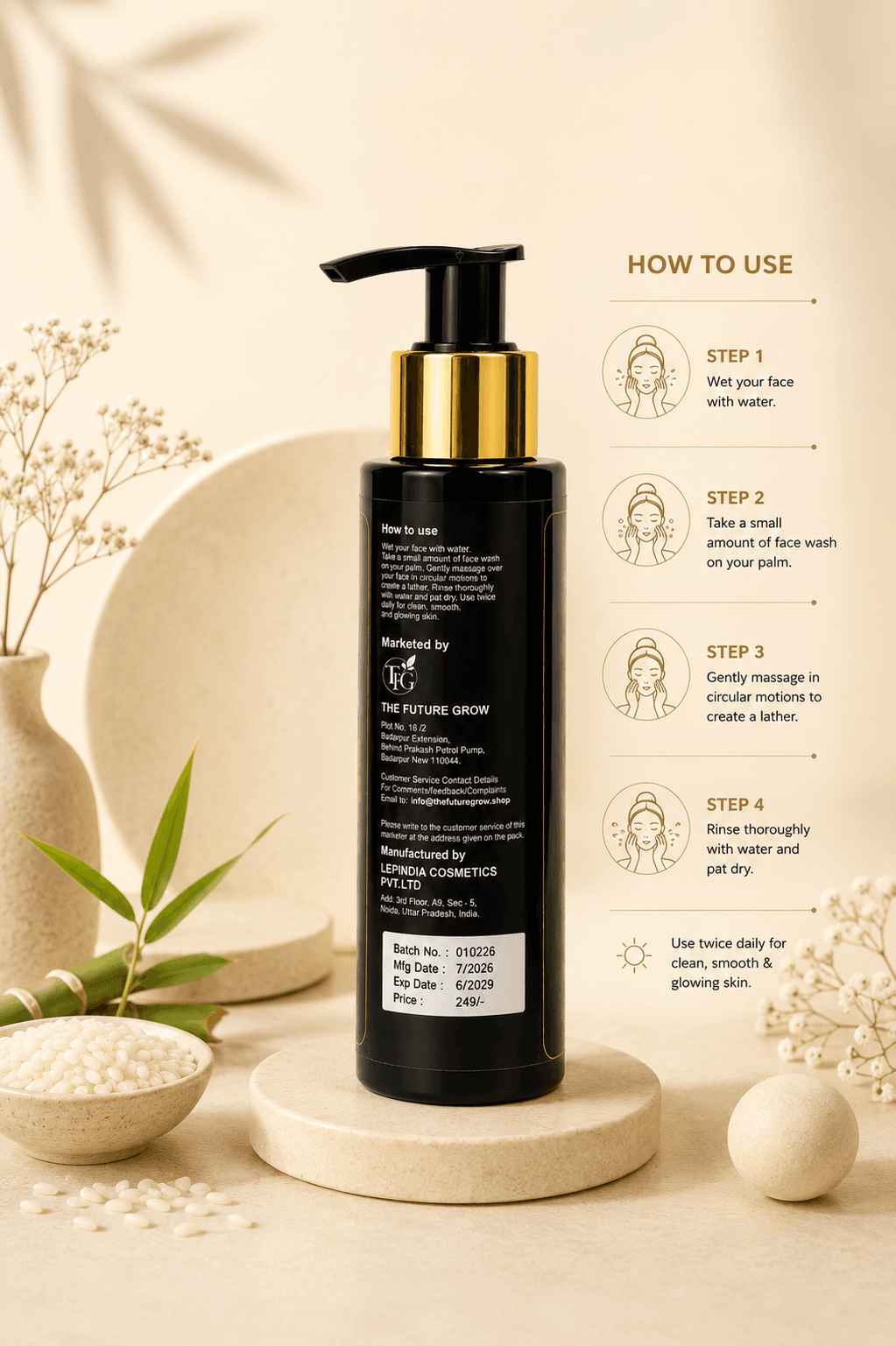 ORYN Brightening Face Wash — image 3 of 3