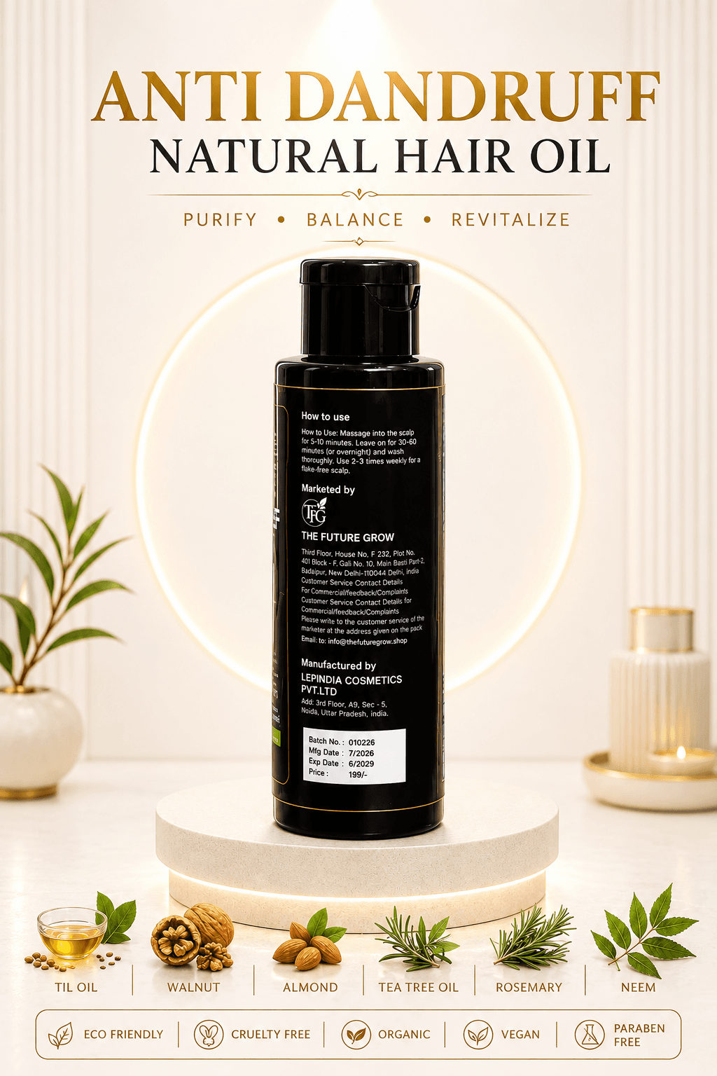 ORYN Anti Dandruff Hair Oil — image 3 of 3