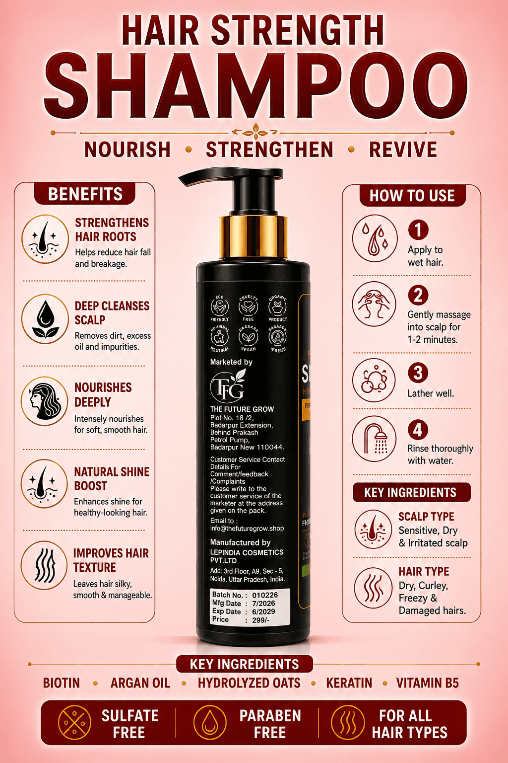ORYN Hair Strengthen Shampoo — image 3 of 3